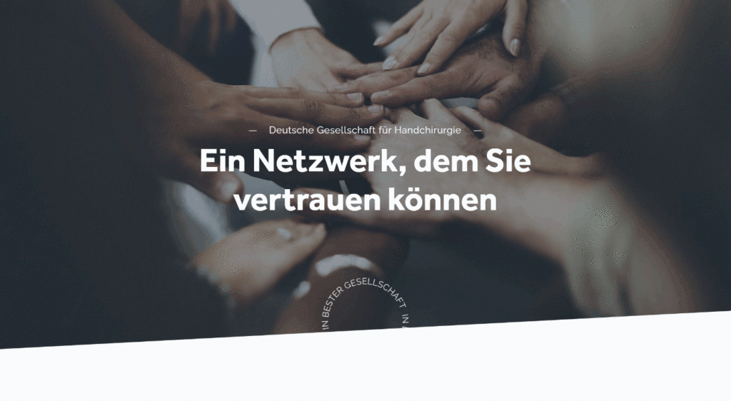 Projekt Deutsche Gesellschaft für Handchirurgie